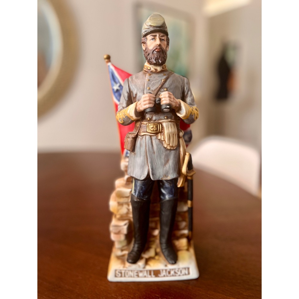 McCormick Stonewall Jackson Decanter Unisex OS Multi Good Civil War Porcelain
